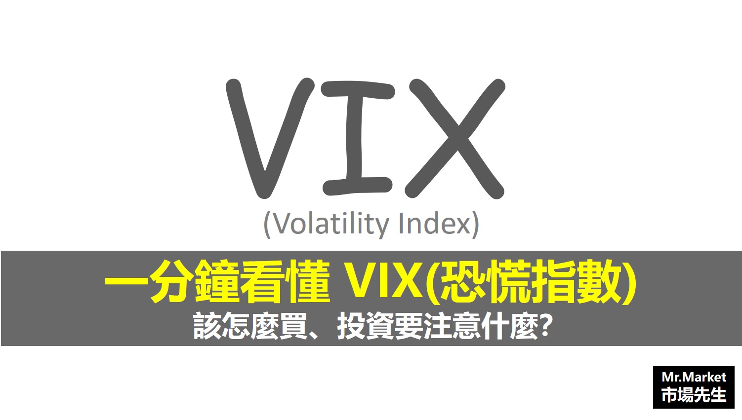VIX恐慌指數是什麼？富邦VIX、VIXY、SVXY績效表現如何？