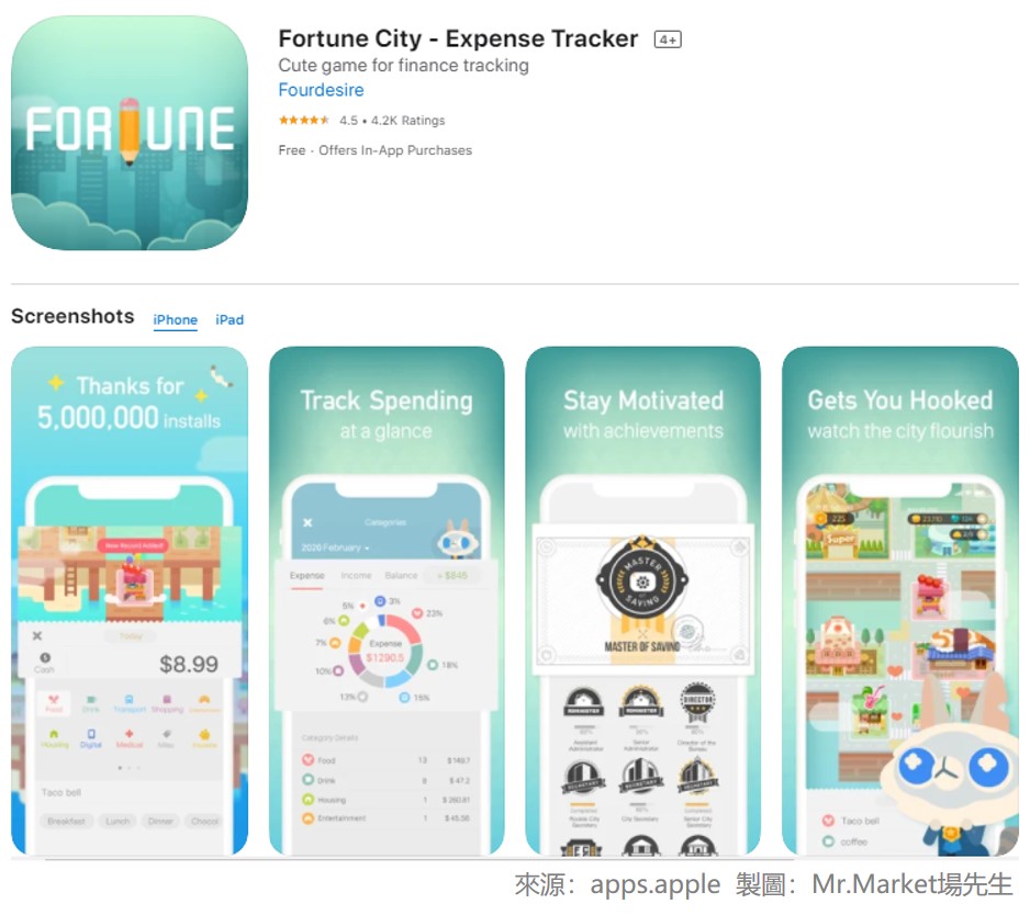記帳城市App－把記帳變成城市發展遊戲