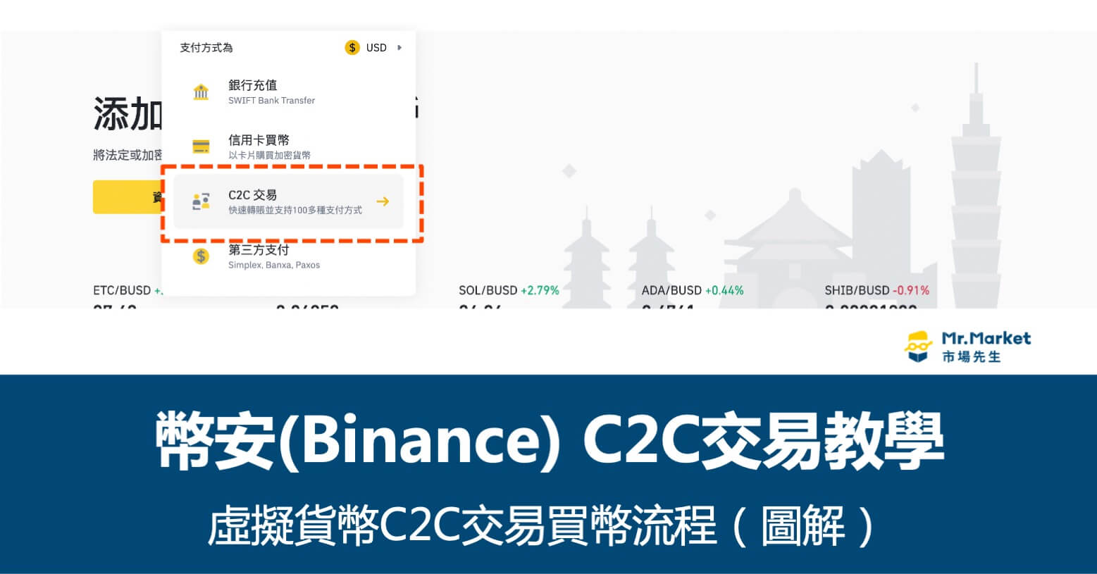 幣安C2C交易教學 – 虛擬貨幣C2C交易買幣流程（圖解）