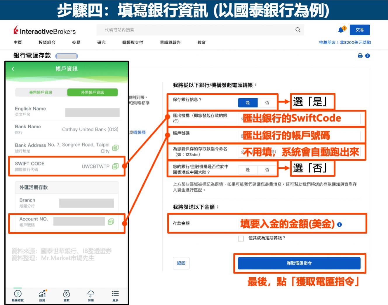 IB入金步驟四