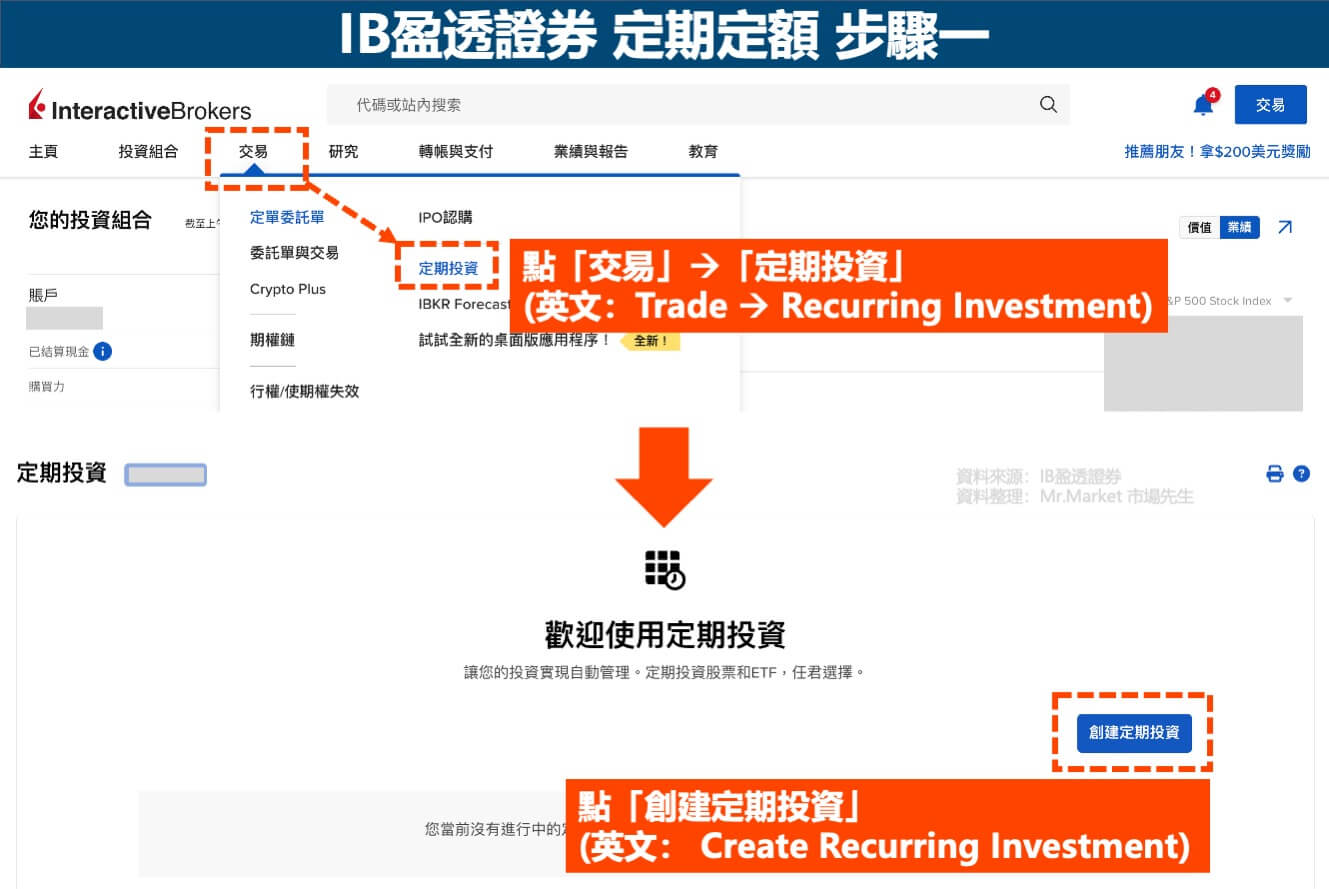 ib定期定額-步驟1