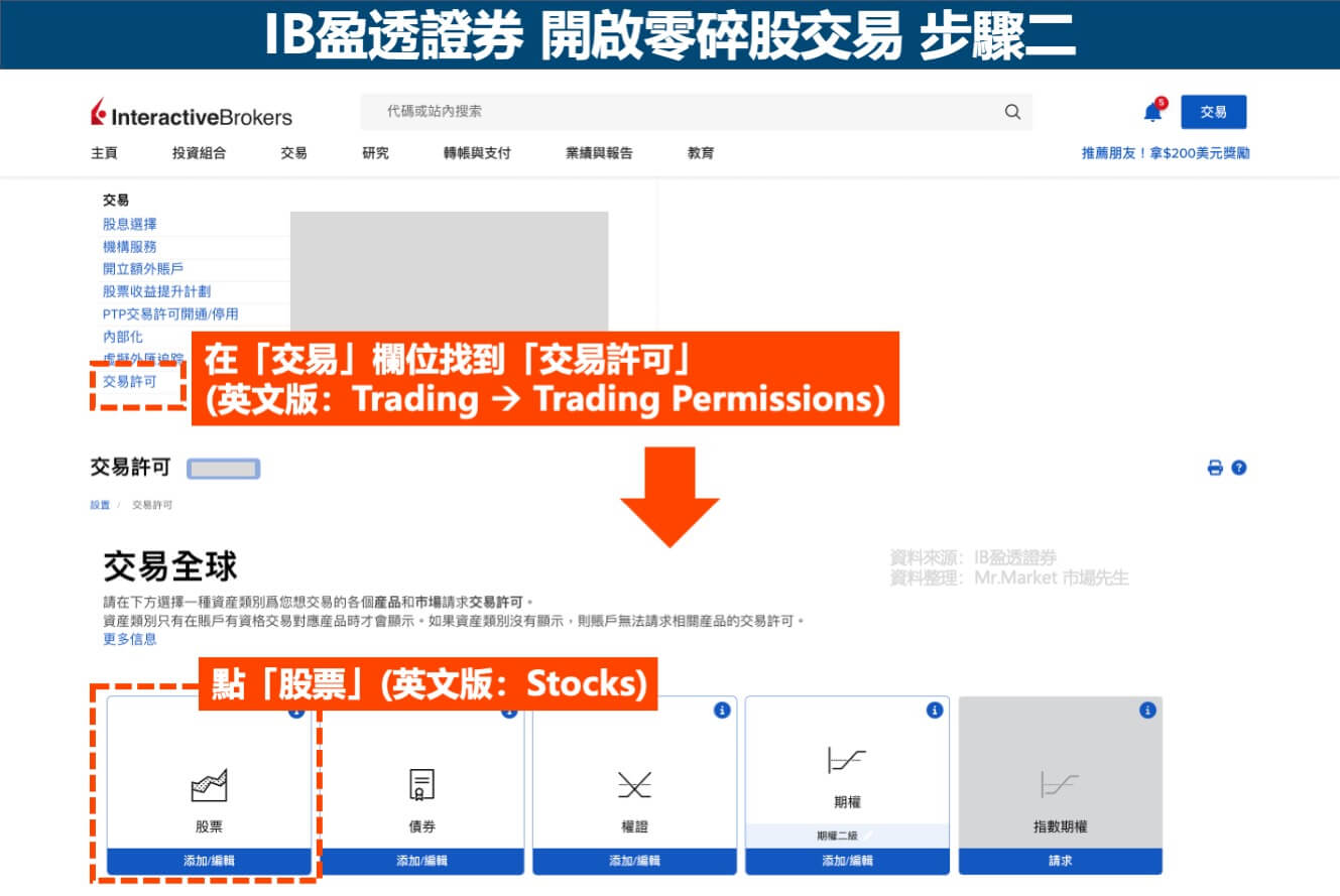 ib交易許可-步驟2