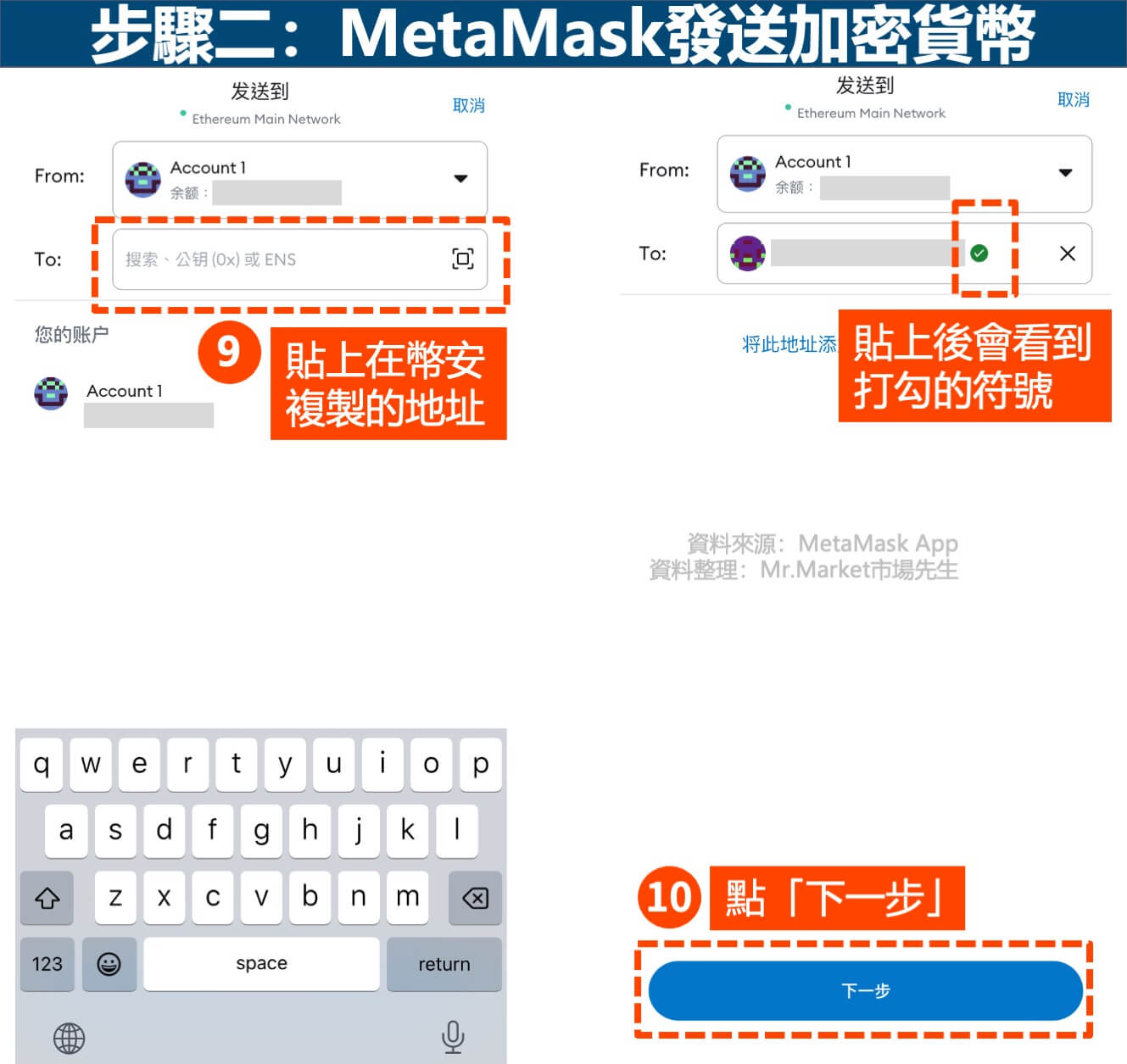 Metamask(狐狸錢包)出金到幣安-步驟2-2